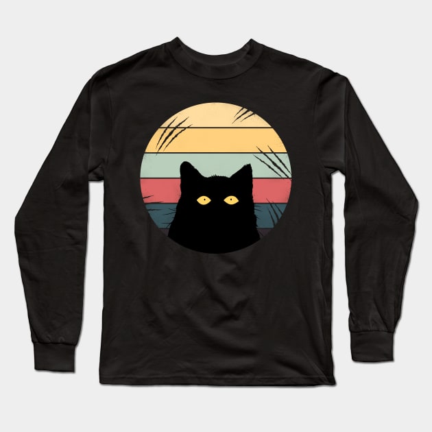 CAT-ASTROPHE Long Sleeve T-Shirt by ALFBOCREATIVE